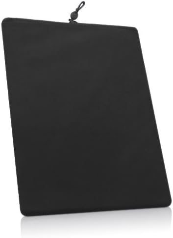 Kutija za kutije za Lenovo Chromebook Duet - Velvet Toor, mekana velur tkanina za vrećicu s potezom za Lenovo Chromebook Duet - Jet