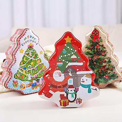 22 komada božićne ukrasne željezne limene kutije za bombone s crtanim otiscima željezne kutije Božićni ukras