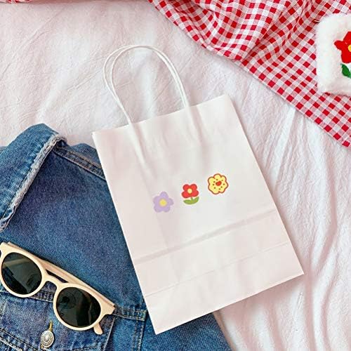 5pcs-praktične torbe prijenosne torbe šarene torbe za pohranu s cvjetnim uzorkom torbe za pakiranje za zabave