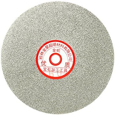 UXCELL 6-inčni grit 60 dijamantski obloženi ravni krug kotača brušenje diska za poliranje brušenja